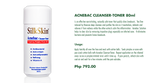 SilkSkin Acnebac Cleanser Toner 250ml/80ml