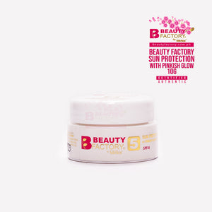 Beauty Factory Sun Protection Cream with pinkish glow 10 grams
